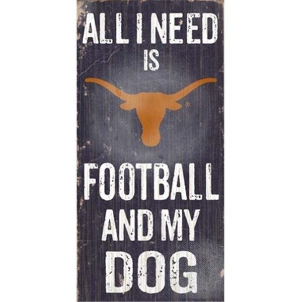 Fan Creations Fan Creations C0640 University Of Texas Football And My Dog Sign C0640-Texas